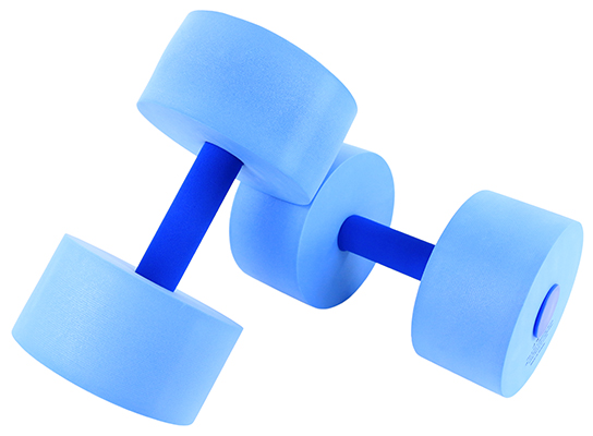 Fabrication Aquatic Therapy Hand Bar, Blue, Pair
