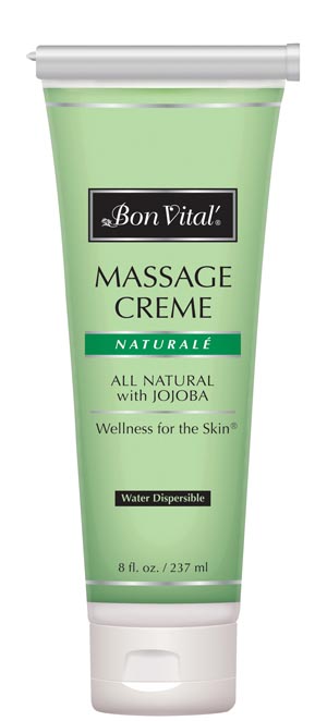 Hygenic/Performance Health Bon Vital® Naturale' Massage Creme, 8 oz Refillable Tube