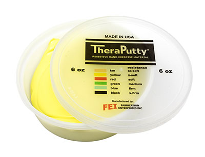 Fabrication Cando™ Theraputty®, Yellow, X-Soft, 6 oz
