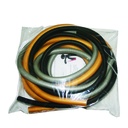 Fabrication CanDo 6 ft Latex Free Difficult Exercise Tubing w/ PEP Pack, Assorted Color, 3 Pieces/Pack