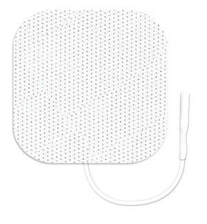 Axelgaard Valutrode X® Cloth Electrodes White Fabric Top, 2" x 2" Square, 4/pk