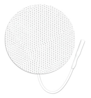 Axelgaard Valutrode X® Cloth Electrodes, White Fabric Top, 2" Round, 4/pk
