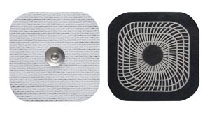 Axelgaard Ultrastim® Snap Electrode, 2" x 2" Square, 4/pk