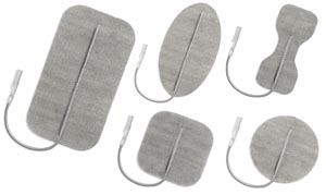 Axelgaard Pals® Electrodes, Cloth, 1.3" x 2.1" Rectangle, 4/pk