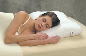 Core Products Tri-Core® Cervical Pillow, Gentle Support, Midsize, 22"x15" (56cm x 38cm), White