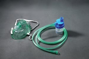 Amsino Amsure® Oxygen Mask, Non-Rebreather, Pediatric with 7 ft Tubing, Reservoir Bag