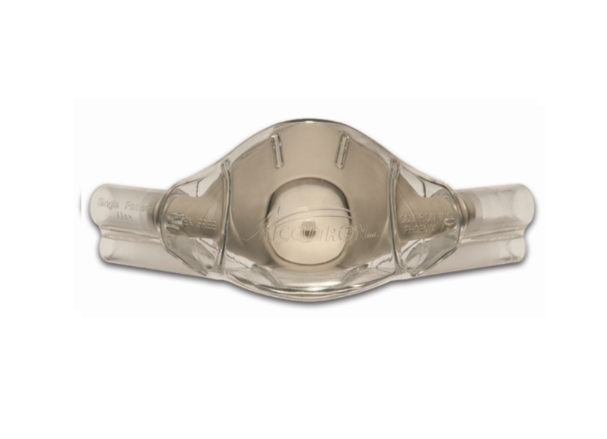 Accutron Clearview Classic Nasal Mask, Pedo, Unscented, Grey, Single-Use, Disposable