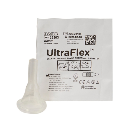 Bard Medical UltraFlex 32 mm Intermediate Self-Adhering Male External Catheter