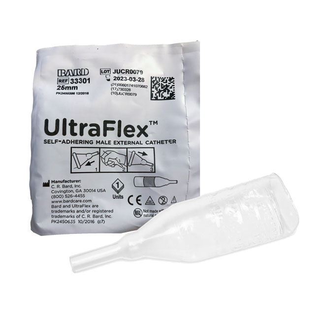Bard Medical UltraFlex 25 mm Small Self-Adhering Male External Catheter