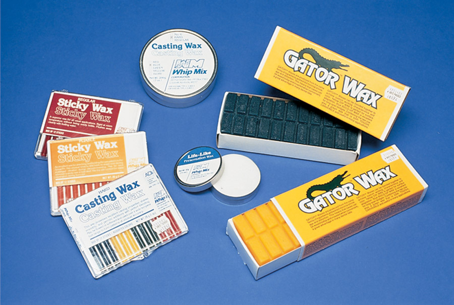 Whip Mix - Casting Wax (Regular) Box of 12 Sticks - Blue, 28 g (1 oz.)
