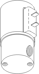 Solenoid Valve (Vent) for Midmark® - Ritter (Non-manifold mount: Mounts on Chasis; AC valve)