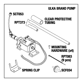Pump Kit 2000 & 5000 - Ulka Brand Pump