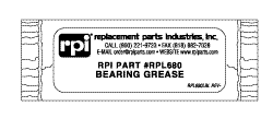 Bearing Grease - 5 per package