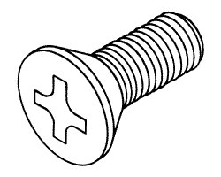 Metric Screw (M6 x 10) - 25 per package