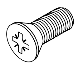 Metric Screw (M4 x 8) - 25 per package