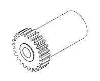 Transfer Arm Gear for Air Techniques - Fits: Transfer Arm Bearing, Transfer Arm