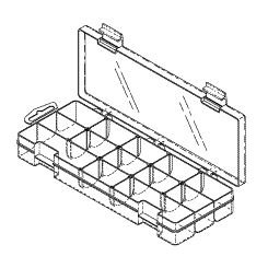 Storage Case - max 13 compartments