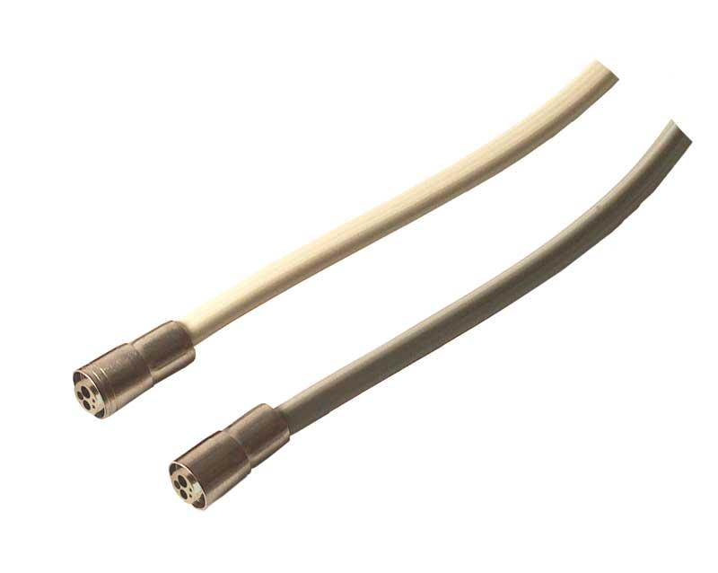 Straight Gray - 7ft - Beaverstate 4-Hole Handpiece Tubing w/ Midwest Metal Connector