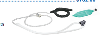 Scavenger Package – Medium Includes: Scavenger Inhaler with Medium Autoclavable Hood, 3L Breathing Bag, 22mm I. D. X 32” Length Breathing Tube