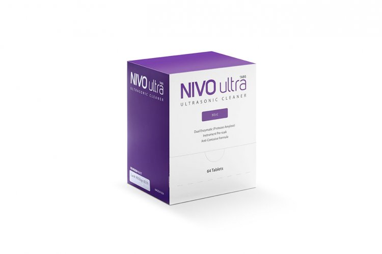 NIVO Ultrasonic Cleaner Tablets, Mint, 64ct
