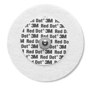 3M™ Red Dot™ Monitoring Electrodes with Abrader, 6cm Dia
