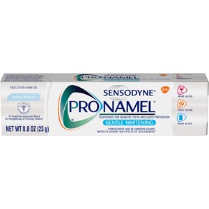 Sensodyne® ProNamel® Gentle Whitening Toothpaste, Fresh Mint, 0.8 oz. tube