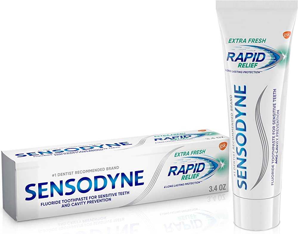 Sensodyne® Rapid Relief Toothpaste, Extra Fresh, 3.4 oz. tube