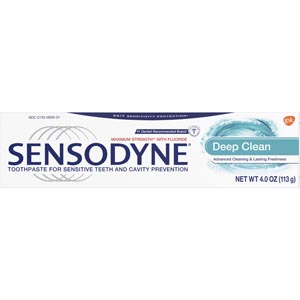 Sensodyne® Deep Clean Toothpaste, 4 oz. tube