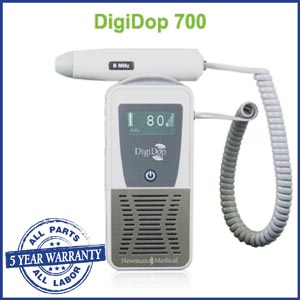Newman Digidop Handheld Display Digital Doppler (DD-700) & 8MHz Vascular Probe