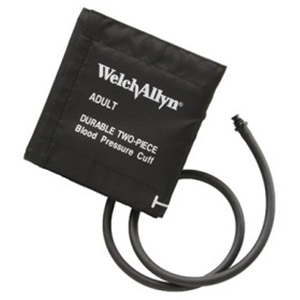 Welch Allyn Adult Large Reusable Blood Pressure Cuff with 2-Tube, Female Subminiature Connectors for Spot Vital Signs LXI Monitor
