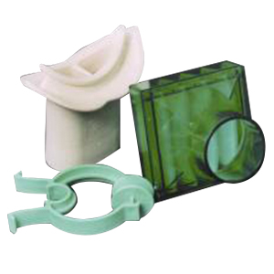 SDI Diagnostics Pulmoguard II Filter with Comfit Disposable Mouthpiece, Klip, Green, 40/Pack