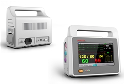 Schiller T-Lite Patient Monitor w/ Built-In Printer:5-Lead ECG Cable, Adult Cuff, Analog Oximetr