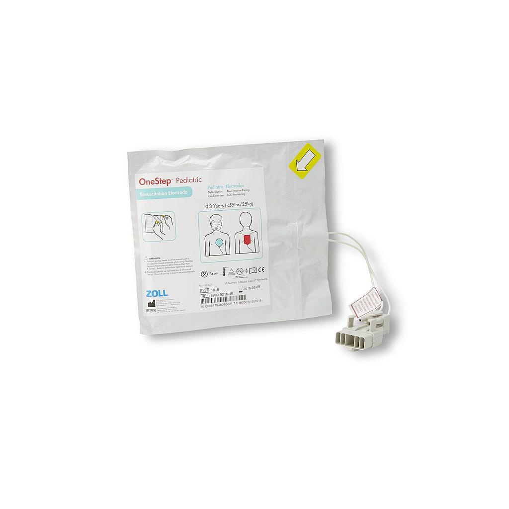 Zoll Onestep Resuscitation Electrode, Pediatric, 1 pr