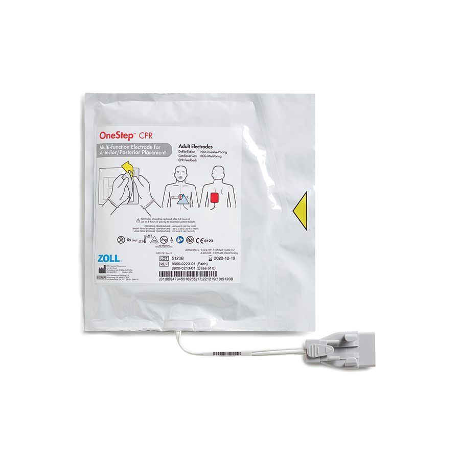 Zoll Onestep Resuscitation Electrode, CPR, AP, For M, R, & X Series Defibrillators