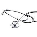 Dukal Tech-Med 22 inch Dual Head Stethoscope, Grey, 100/Pack