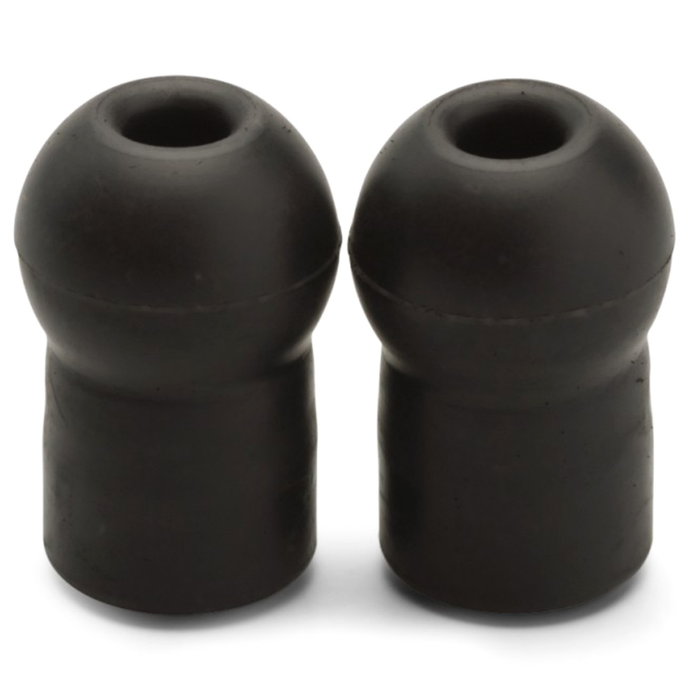 Welch Allyn Large Comfort Sealing Eartips for Harvey DLX Stethoscope, Black