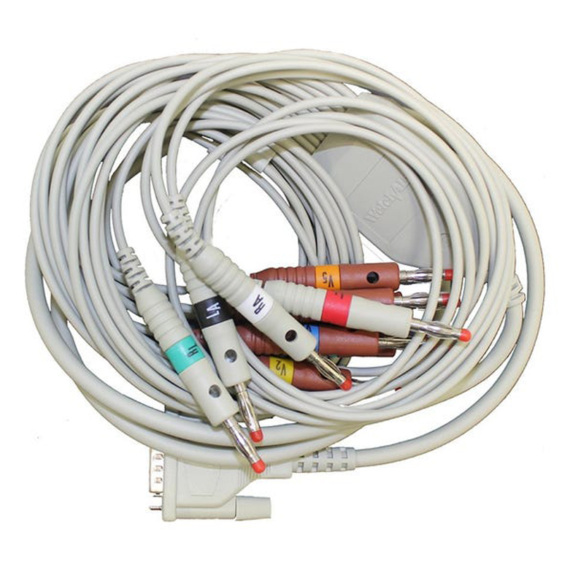 Welch Allyn ECG 10-Lead Patient Cable with AHA, Banana Connector for CP50/150 ECG
