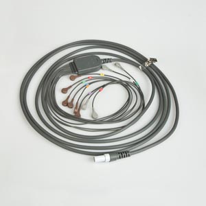 Welch Allyn Mortara Burdick Quinton® Q-Stress® 10 Lead Patient Cable, AHA 25" Leadwires