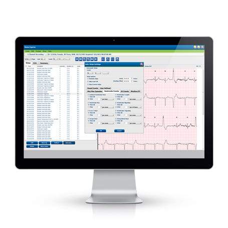 Welch Allyn Vision Express Holter Analysis System Software with One H3+ 48-Hour Recorder