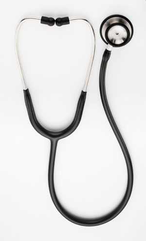 Welch Allyn Professional Grade Double-Head Stethoscopes, 28", Adult, Black, 5-Year Warranty 