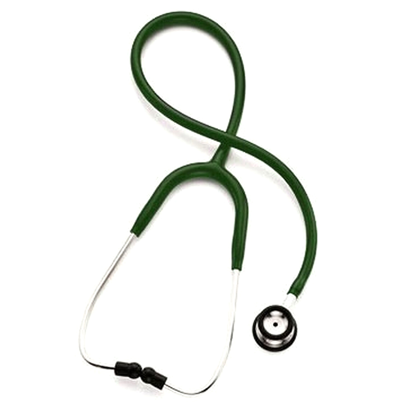 Welch Allyn Professional Grade Double-Head Adult Stethoscopes, 28 inch Forest Green, 5-Year Warranty