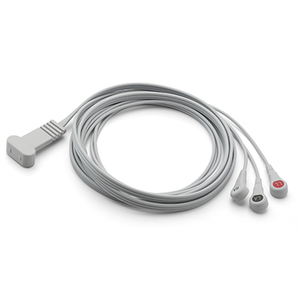 Welch Allyn 3-Lead AHA ECG Patient Cable for Connex Vital Signs Monitor
