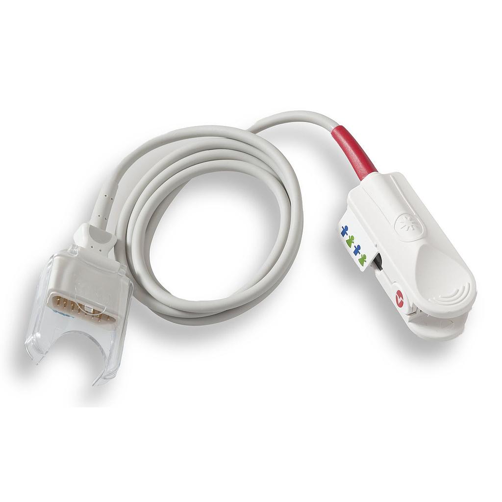Zoll Patient Sensor, Pediatric, Rainbow, Reusable, SpO2, SpCO, SpMet, For X-Series