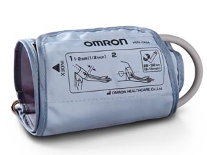 Omron Digital Blood Pressure, Standard D-Ring Cuff with 2-Cuff Plugs, 9"-13"