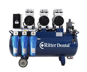 Ritter Compressor RA 7/3 D 3HP W/Air Dryer & Auto Drain