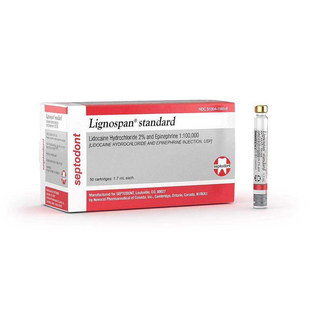 Septodont Lignospan® Standard, Lidocaine (case of 20)