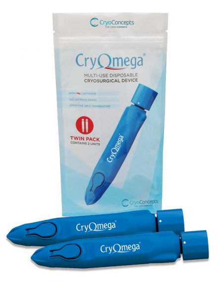 CryOmega Multi-Use Disposable Cryosurgical Device, 2 Pack