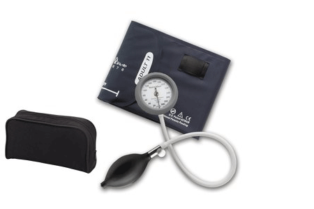 Welch Allyn Bainbridge Pocket Aneroid Sphygmomanometer with Adult Cuff, Inflation Bulb and Valve, Zipper Case