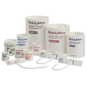 Welch Allyn Soft Disposable Neonate 3 Blood Pressure Cuff with 1-Tube, Female SnapQuik Connector, 40/Case