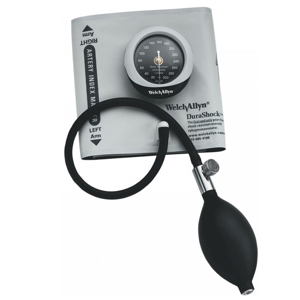 Welch Allyn DuraShock Pocket Aneroid Sphygmomanometer with Adult Cuff